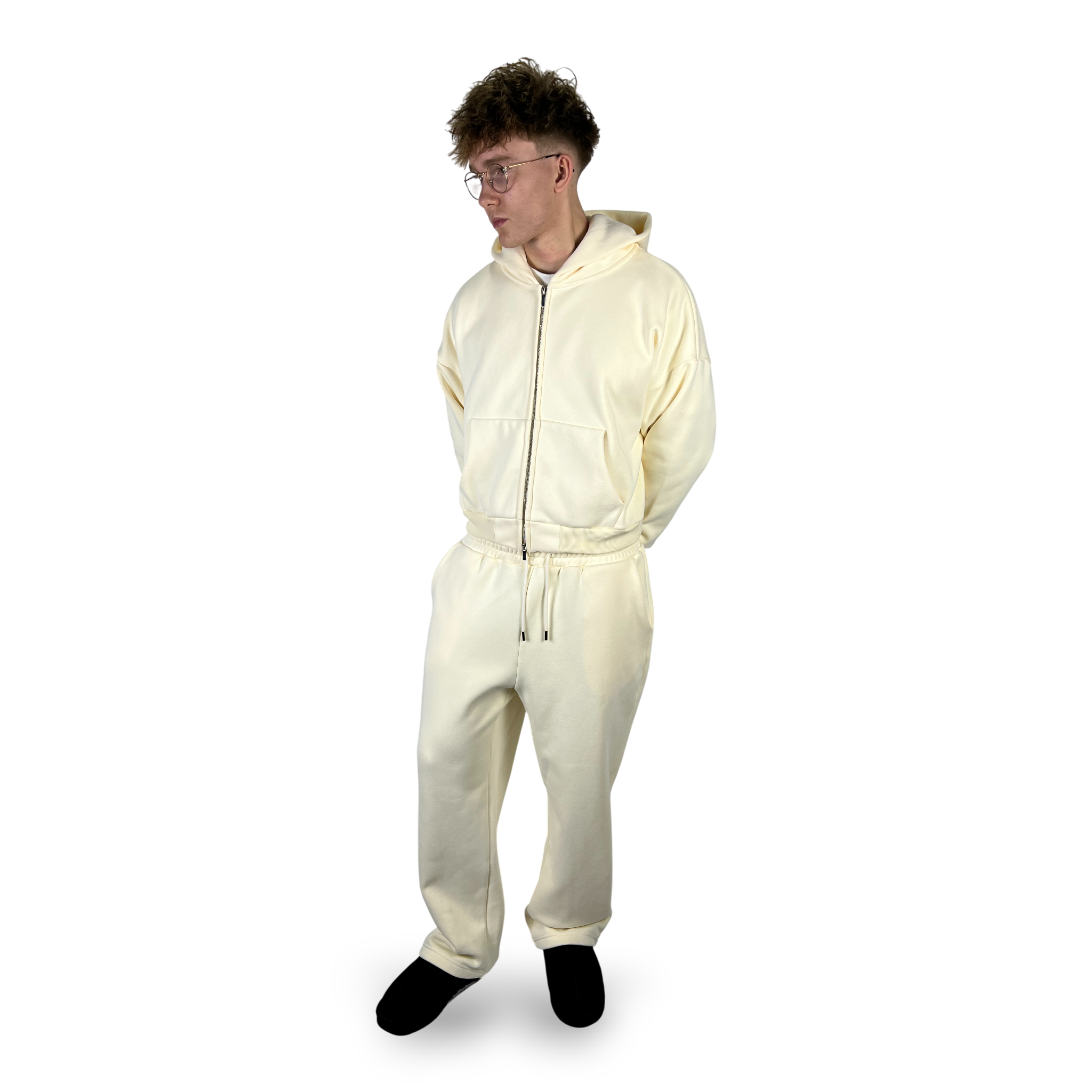 Cloud Essentials Cream On Model