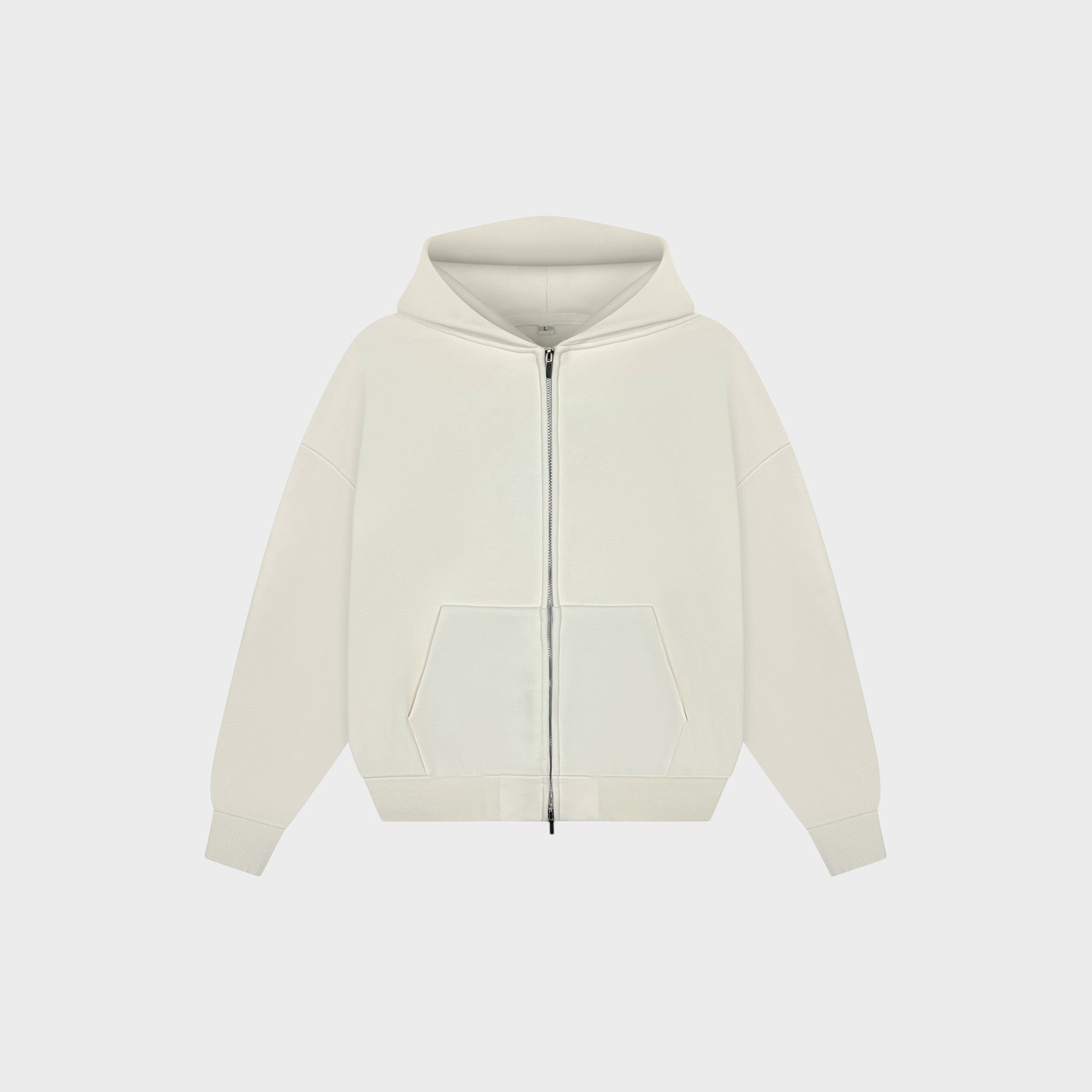 Cloud Essentials Zip Hoodie Mocha