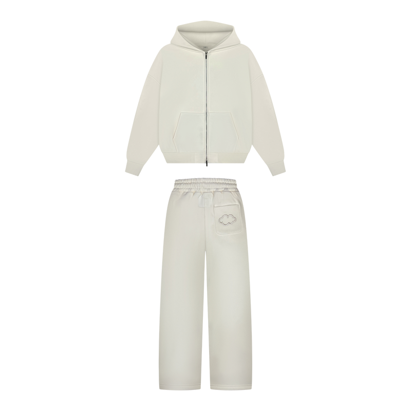 Cloud Essentials Sweatset Cream Back